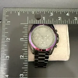 MICHAEL KORS MK6444 Bradshaw Chrono Black-tone Iridescent 43mm Women’s Watch Michael Kors | Accessories | Michael Kors Mk6444 Bradshaw  main image 4